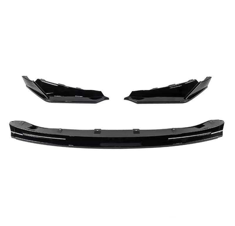 Heckspoiler Für M3 G80 M4 G82 2021 2022 2023+ Gloss Black Frontstoßstange Lip Spoiler Diffusor Splitter Body Kit Schürzen Cover Guard Trim Spoiler(Glossy Black) von Nqkcuac