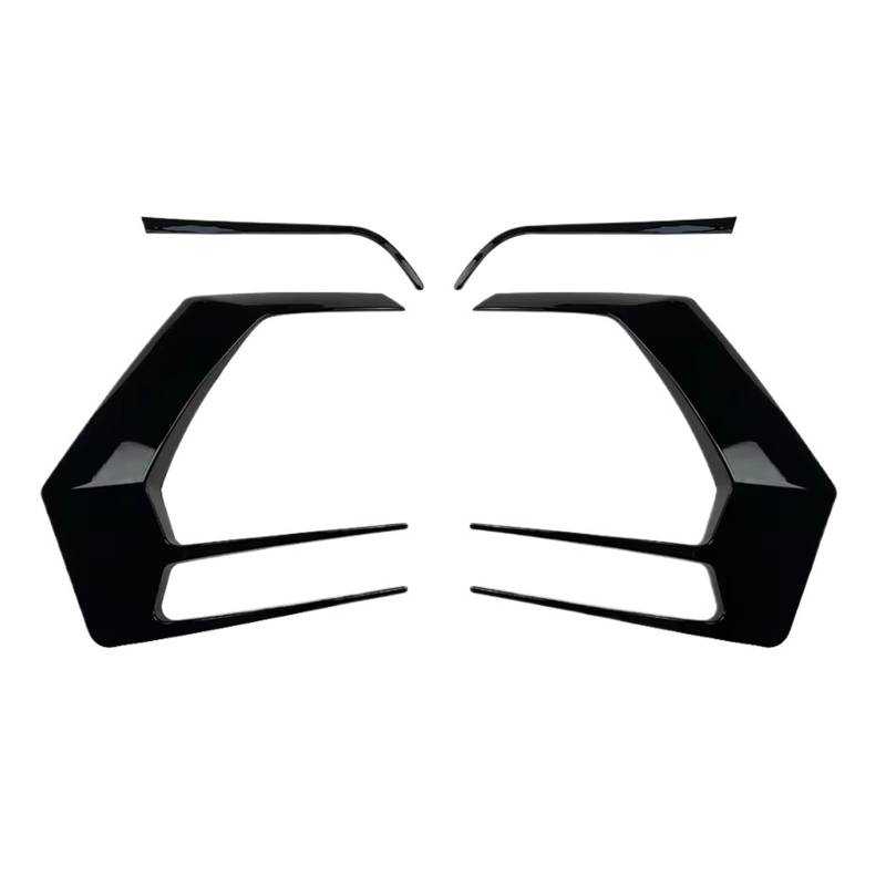 Heckspoiler Für VW Für Golf 7 7.5 MK7 MK7.5 Für GTI R Für GTD R400 2012-2020 Heckspoilerverkleidung, 1 Paar Heckstoßstangensplitter Canard Spoiler(A) von Nqkcuac