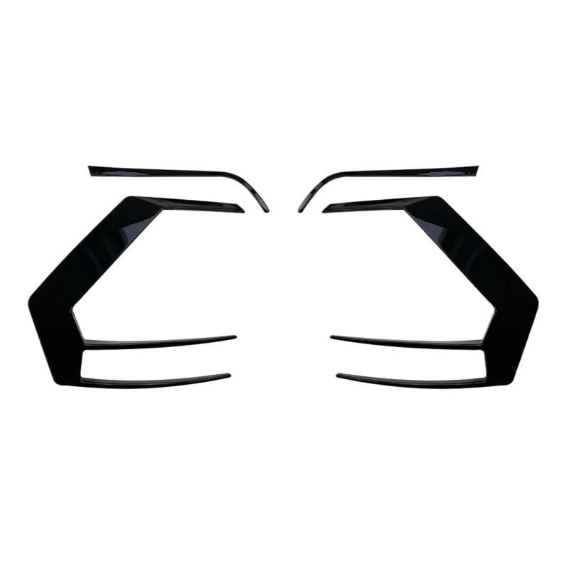 Heckspoiler Für VW Für Golf 7 7.5 MK7 MK7.5 Für GTI R Für GTD R400 2012-2020 Heckspoilerverkleidung, 1 Paar Heckstoßstangensplitter Canard Spoiler(B) von Nqkcuac