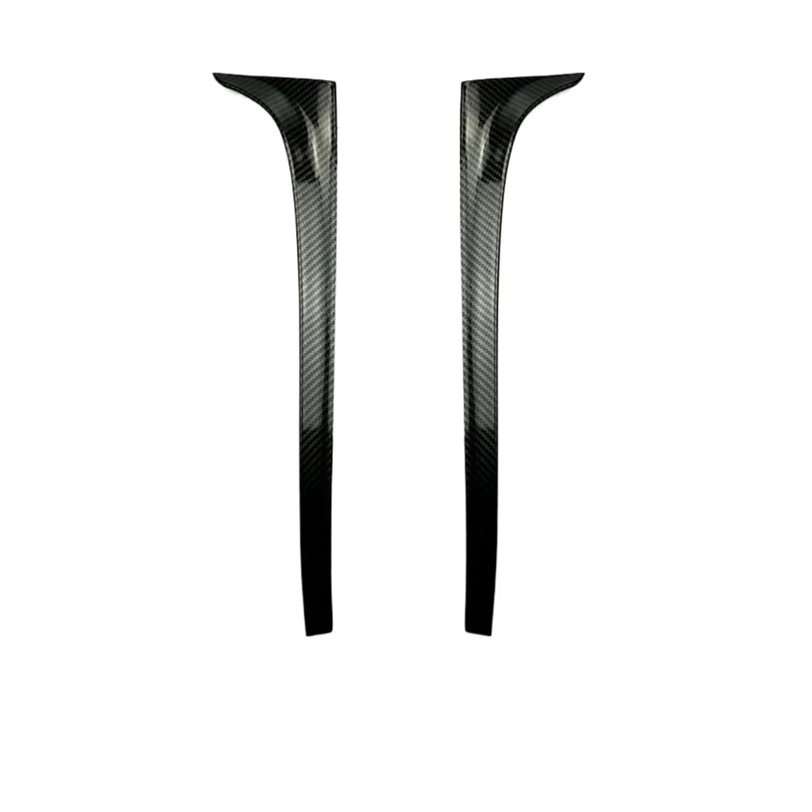 Heckspoiler Für VW Für Golf 7 MK7 GT 2014 2015 2016 2017 2018 Schwarze Heckscheibe Seitenspoiler Flügelverkleidung Zubehör 2 STÜCK Spoiler(Carbon) von Nqkcuac