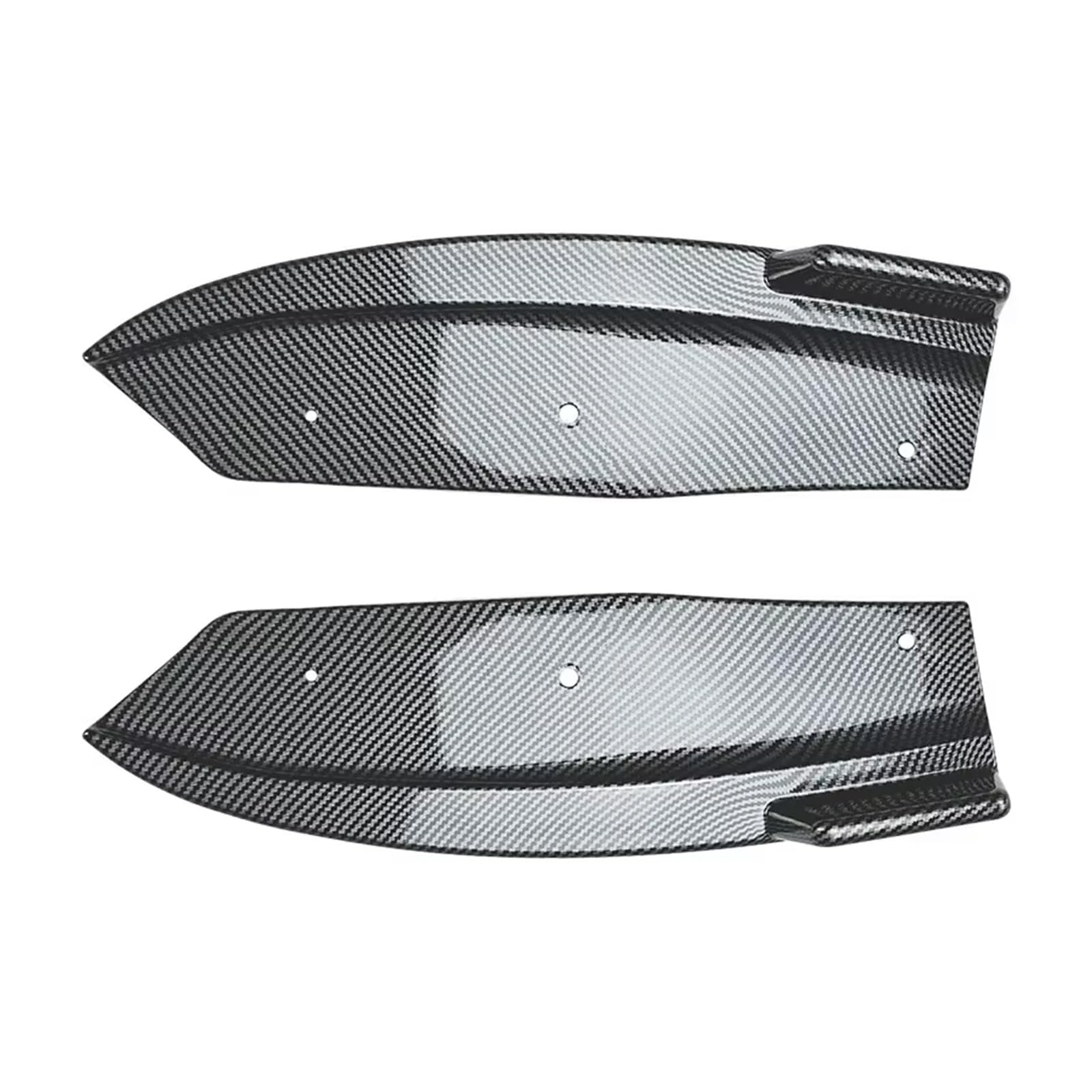 Heckspoiler Für X4 G02 Sport 2018 2019 2020 2021 Teile Helle Schwarze Auto Hintere Stoßstange Lip Diffusor Splitter Winglet Schürze Spoiler Spoiler(Carbon Fiber Pattern) von Nqkcuac
