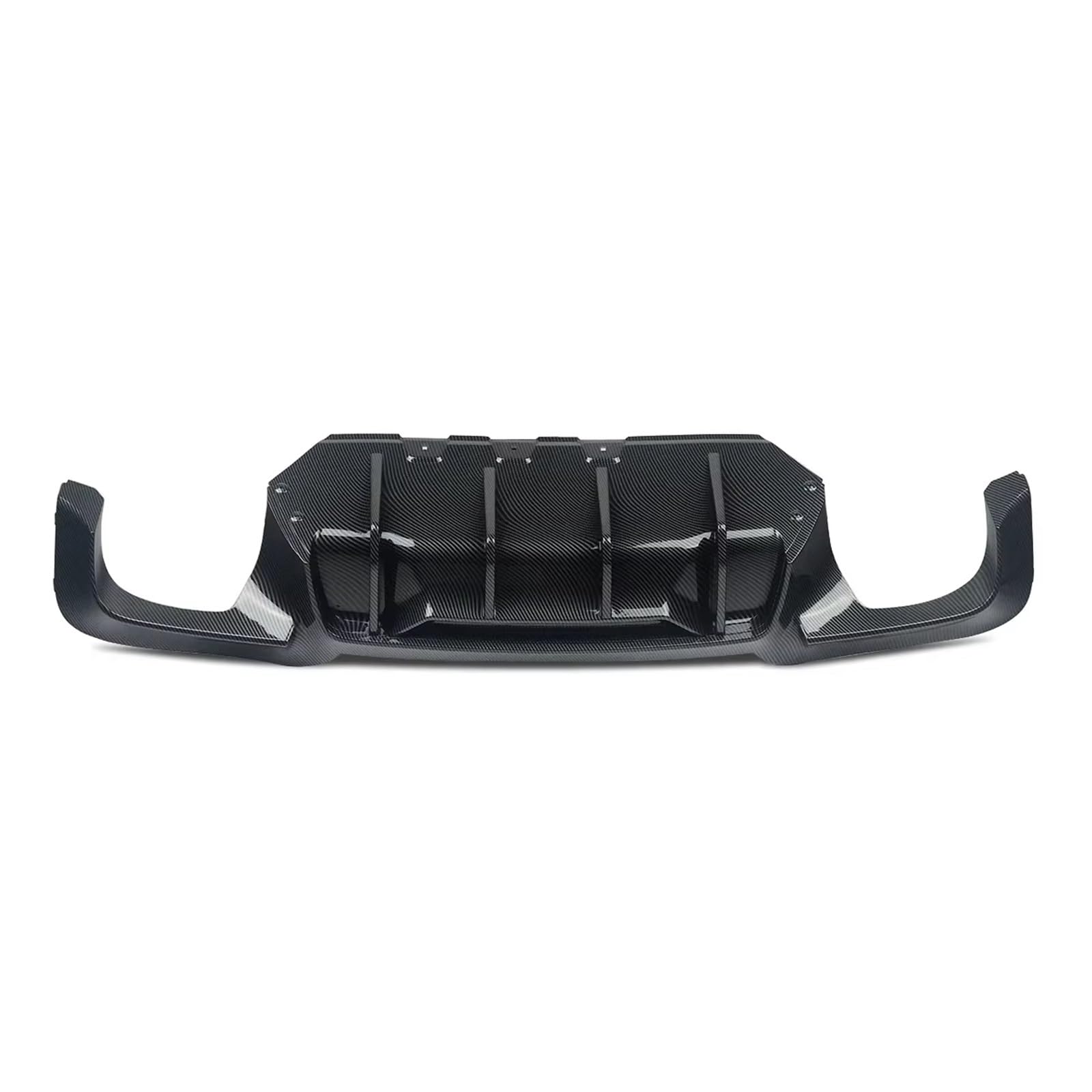 Heckspoiler Heckdiffusor Lip Spoiler Carbon Look Auto Body Kit Für F10 F11 2010 2011 2012 2013 2014 2015 2016 Heckstoßstange Spoiler(Carbon Fiber Look) von Nqkcuac