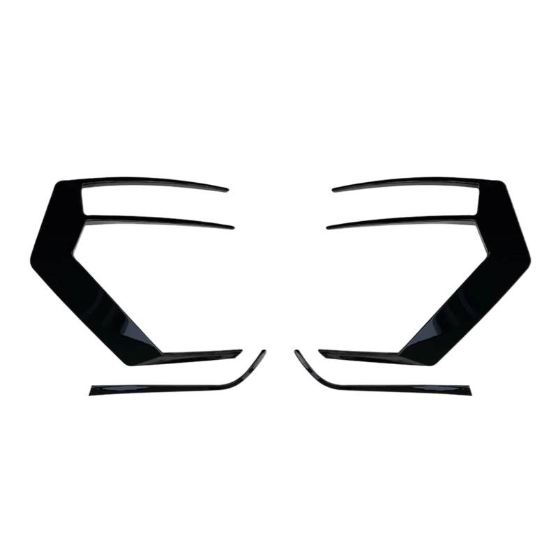 Heckspoiler Heckspoiler-Bremsverkleidung 1 Paar Heckstoßstangensplitter Canard Für VW Für Golf 7 7.5 MK7 MK7.5 Für GTI R Für GTD R400 2012-2020 Spoiler(B) von Nqkcuac