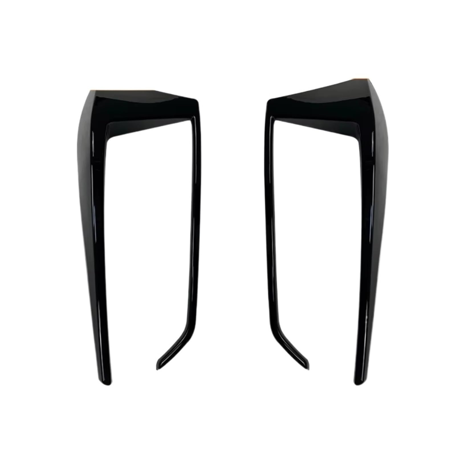 Heckspoiler Heckspoiler-Bremsverkleidung 1 Paar Heckstoßstangensplitter Canard Für VW Für Golf 7 7.5 MK7 MK7.5 Für GTI R Für GTD R400 2012-2020 Spoiler(D) von Nqkcuac