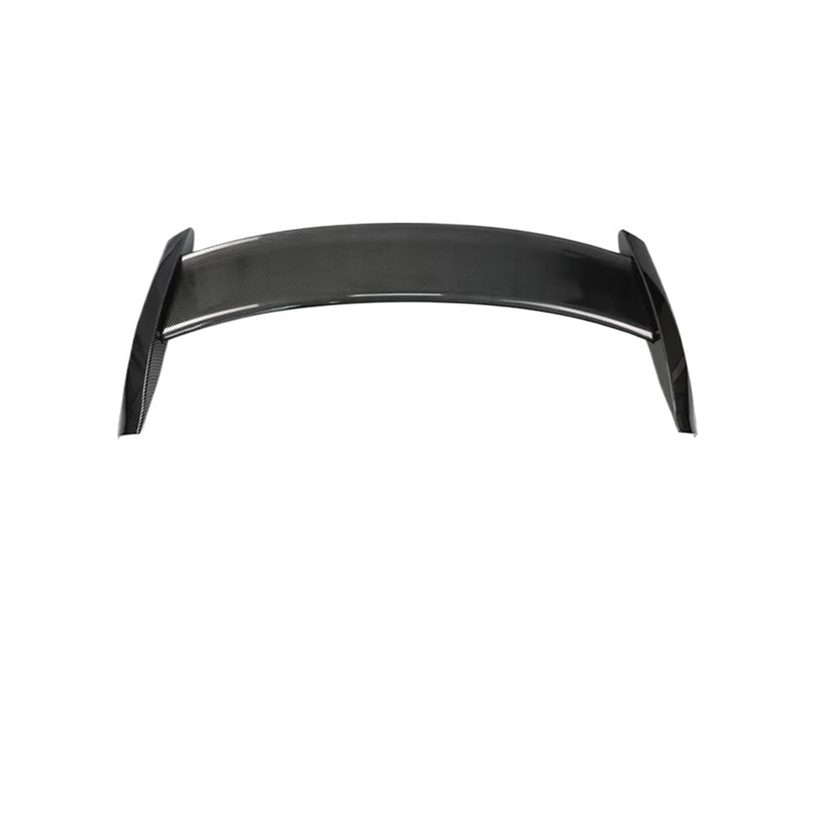Heckspoiler Heckspoiler Dachspoiler Glänzend Schwarz Carbon ABS Styling Außen-Tuning-Zubehör Für Ford Für Mustang Mach-E 2021 2022 2023 Spoiler(Carbon Printing) von Nqkcuac