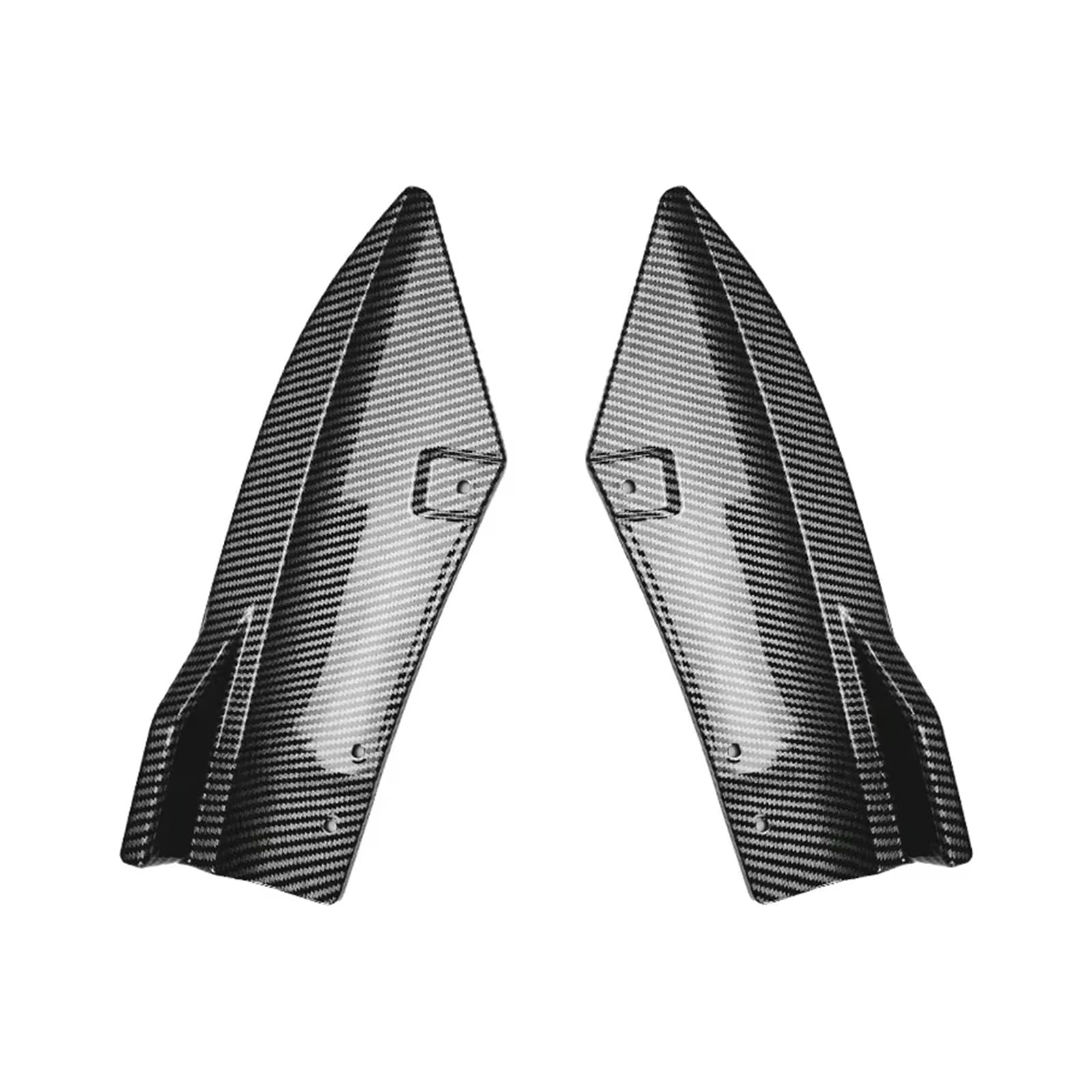 Heckspoiler Heckspoilerlippe Splitter Seiten-Canards Spoiler Diffusor Verkleidungskörper-Kits Durch ABS-Abdeckung Für X3 G01 LCI Sportwagen 2018 2019 2020 2021 Spoiler(Carbon Look) von Nqkcuac