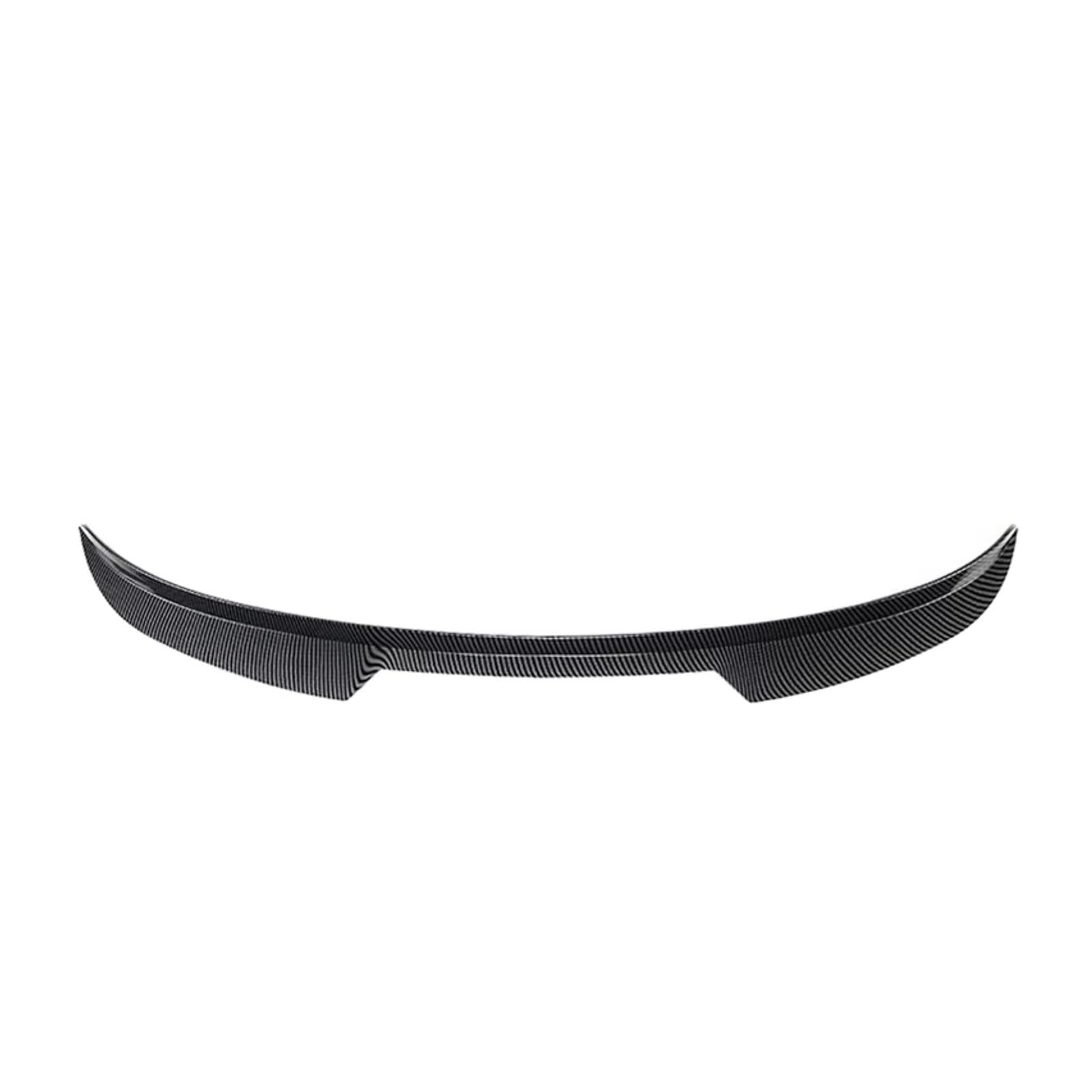 Heckspoiler Schwarz Glänzender Heckflügel Fester Windspoiler Heckflügel Modifiziertes Dekorationszubehör Für Ford Für Fiesta ST Line MK6 MK6.5 2008–2017 Spoiler(Carbon Look) von Nqkcuac