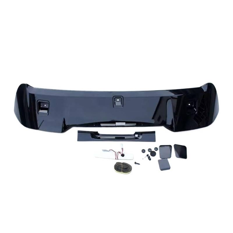 Heckspoiler Spoiler Auto Heckflügel ABS Hellschwarz Heckdekoration Deflektor Feste Windflügel Für CRV CR-V 2012 2013 2014 2015 2016 Spoiler(Bright Black) von Nqkcuac