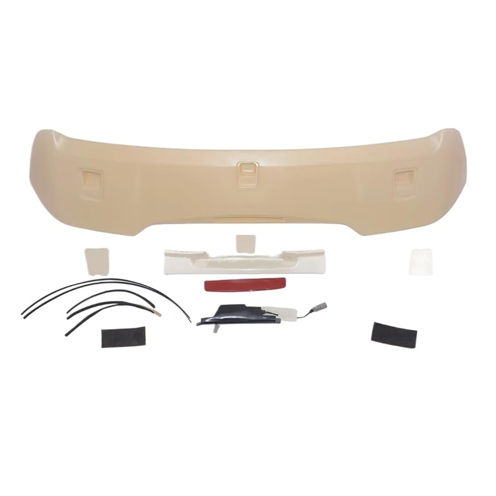 Heckspoiler Spoiler Auto Heckflügel ABS Hellschwarz Heckdekoration Deflektor Feste Windflügel Für CRV CR-V 2012 2013 2014 2015 2016 Spoiler(Maopei) von Nqkcuac