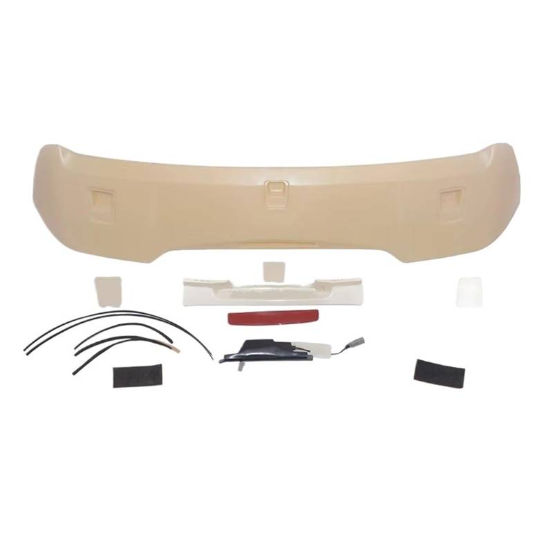 Heckspoiler Spoiler Auto Heckflügel ABS Hellschwarz Heckdekoration Deflektor Feste Windflügel Für CRV CR-V 2012 2013 2014 2015 2016 Spoiler(Maopei) von Nqkcuac