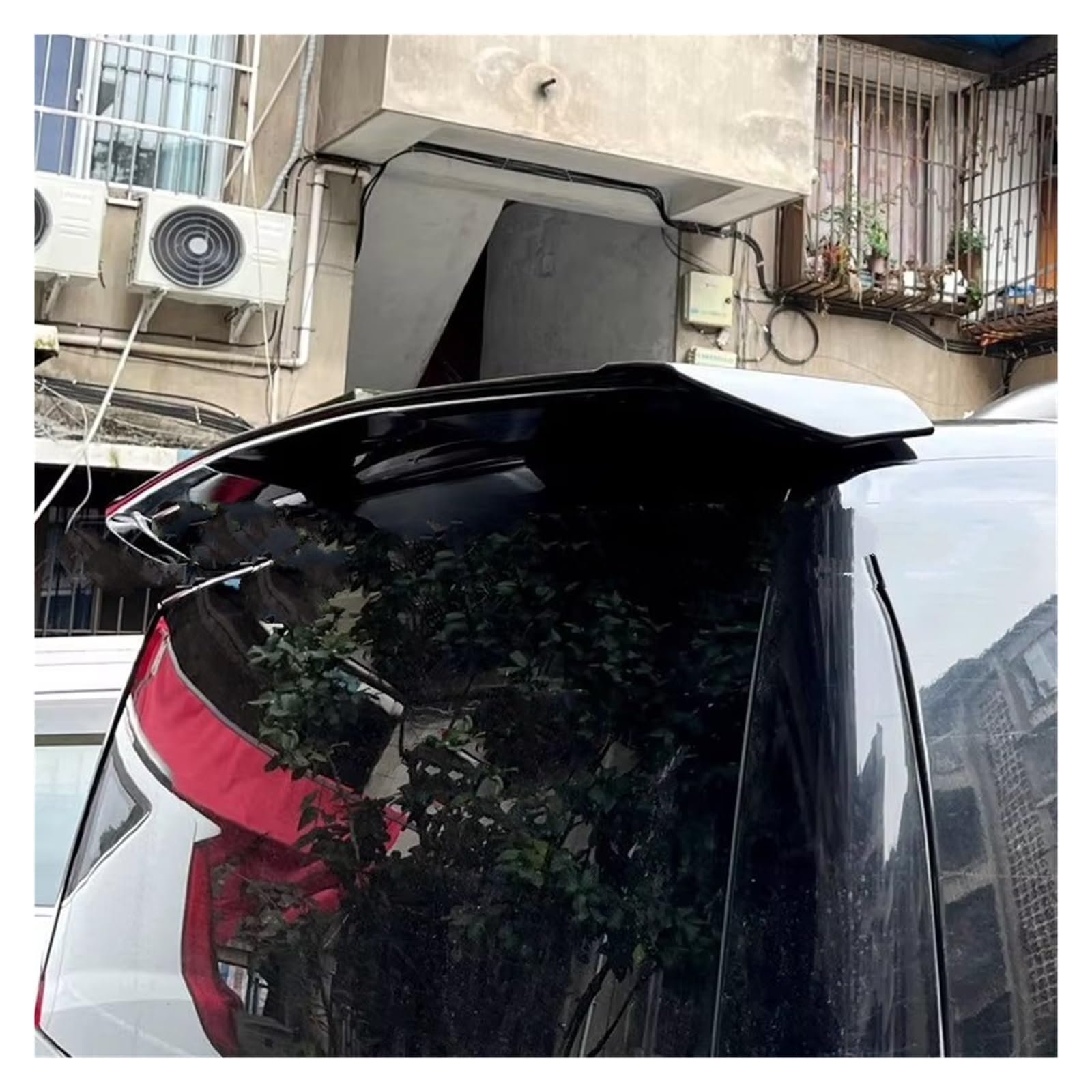 Heckspoiler Spoilerflügel Für Benz Für VITO Für Viano W639 Für Vito Für Mixto MPV Heckspoiler In Grundierungsfarbe Heckspoiler 2003–2013 Spoiler(Carbon Fiber Look) von Nqkcuac