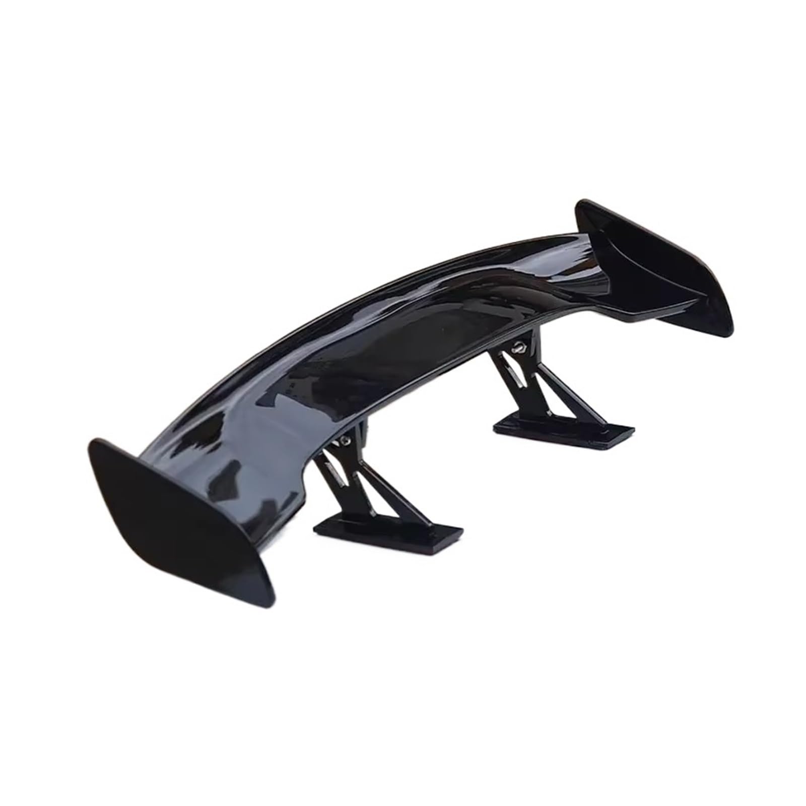 Heckspoiler Universal Auto Kleiner Spoiler Heckflügel Carbon Look Heckflügel Modell Auto Styling Dekoration Autozubehör Kleiner Spoiler Spoiler(Fiber 25CM-Black) von Nqkcuac