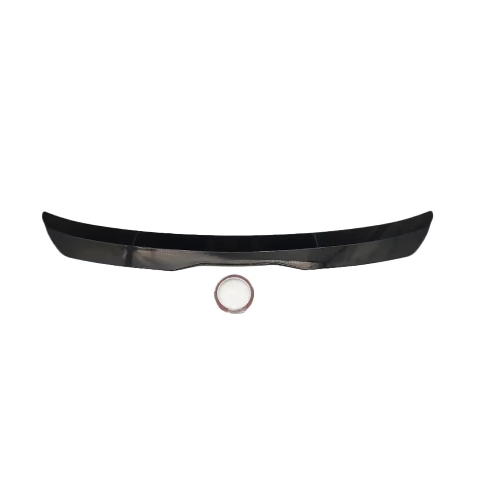 Heckspoiler Universal-Autospoiler Heckspoilerlippe ABS-Dekorationsstreifen Passend Für Schrägheck-Autos Schrägheck-Heckspoilerlippe Spoiler(Black) von Nqkcuac