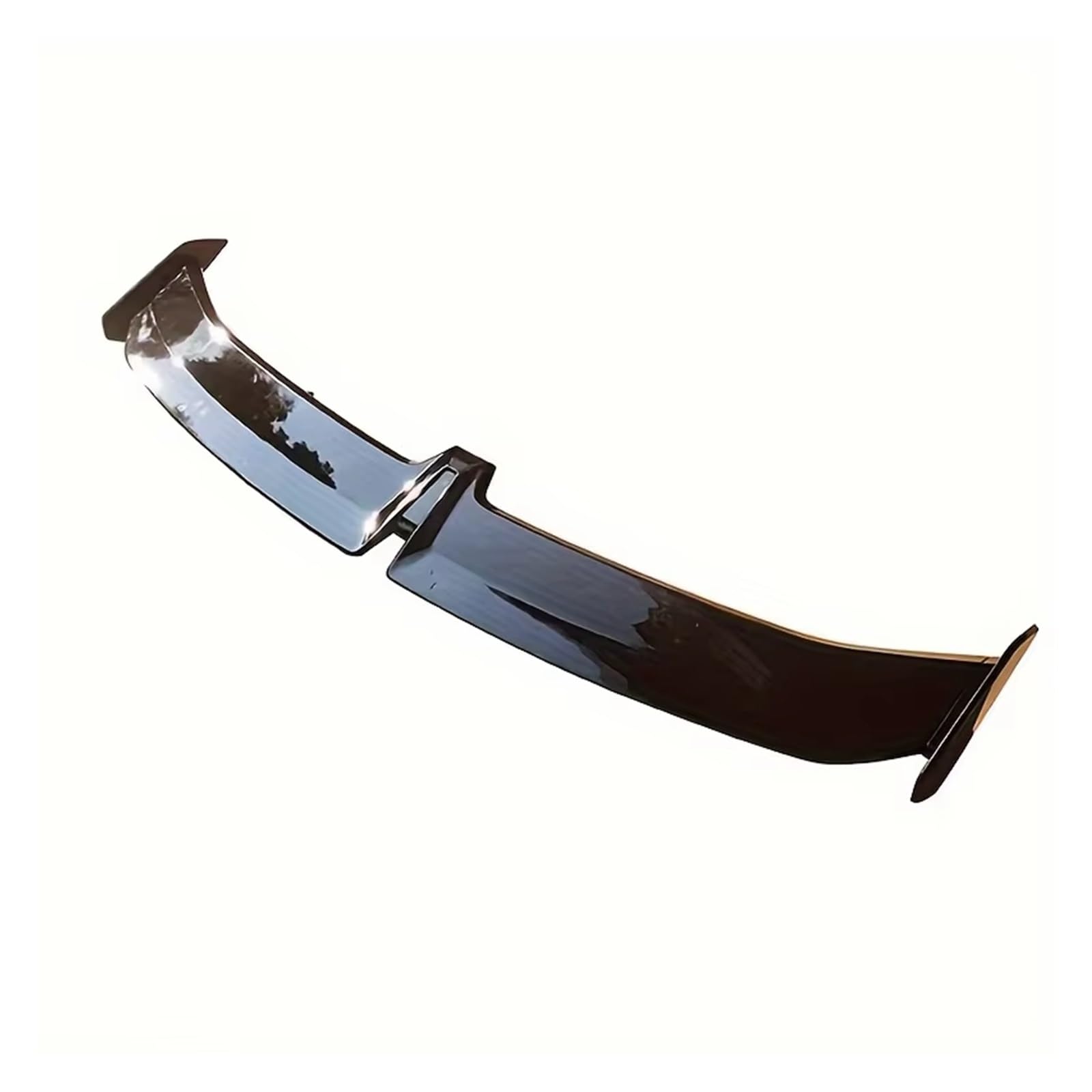 Heckspoiler Universal Nicht Perforiert Seagull Schwanz Spoiler Splitter Klebstoff GT Schwanz Flügel Dekorative Zubehör Auto Modifikation Schwanz Flügel Spoiler(Bright Black) von Nqkcuac