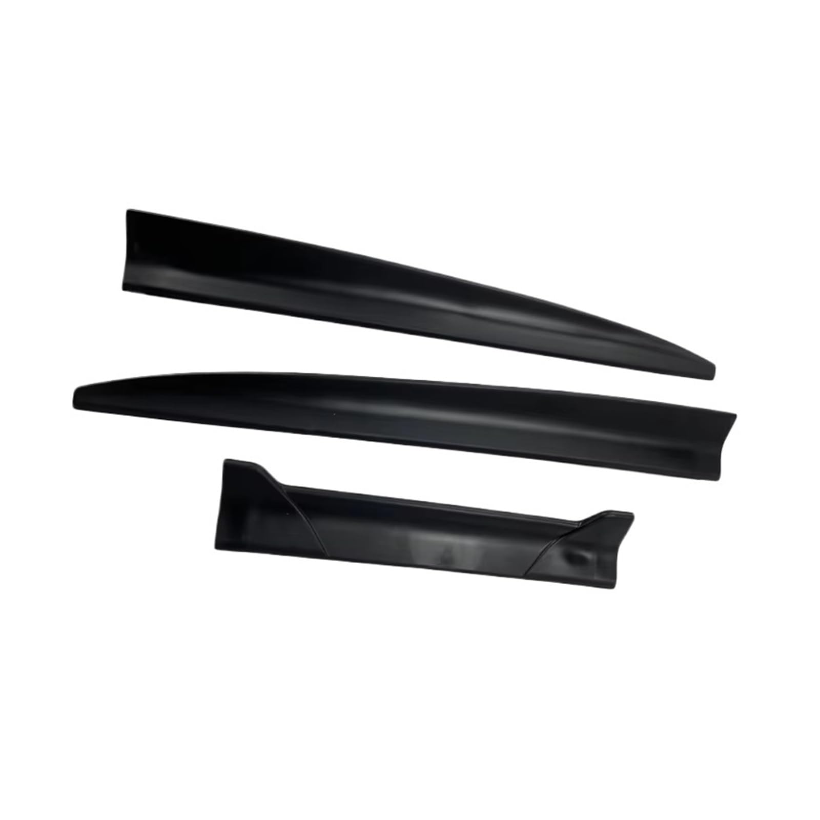 Heckspoiler Zubehör Auto Universal Heckspoiler Flügeldeckel DIY Länge 3-teilig Mattschwarz Weichplastik Für A4 B8 2003-2013 Spoiler(Sty1 Matt Black) von Nqkcuac