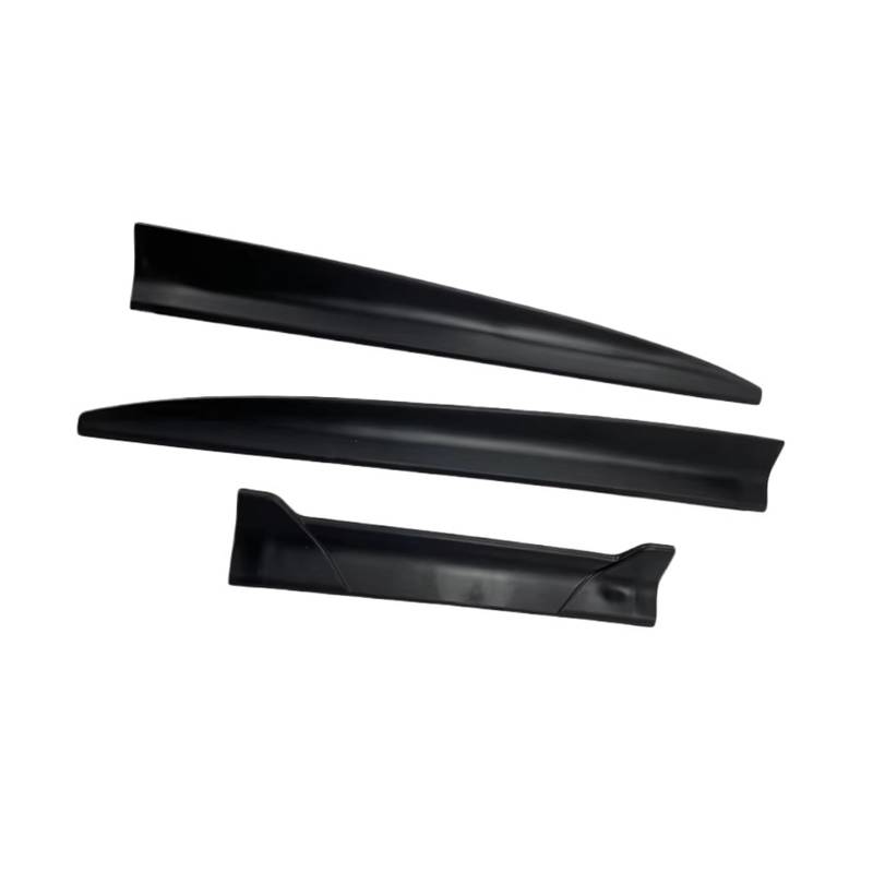 Heckspoiler Zubehör Auto Universal Heckspoiler Flügeldeckel DIY Länge 3-teilig Mattschwarz Weichplastik Für A4 B8 2003-2013 Spoiler(Sty1 Matt Black) von Nqkcuac