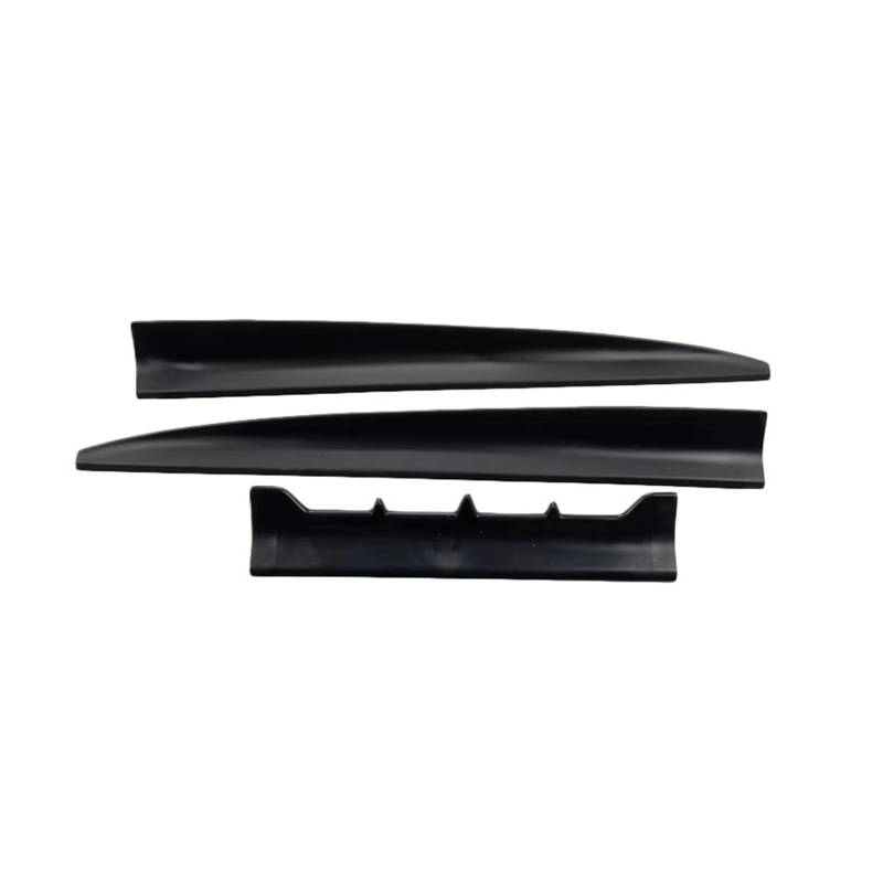 Heckspoiler Zubehör Auto Universal Heckspoiler Flügeldeckel DIY Länge 3-teilig Mattschwarz Weichplastik Für A4 B8 2003-2013 Spoiler(Sty2 Matt Black) von Nqkcuac