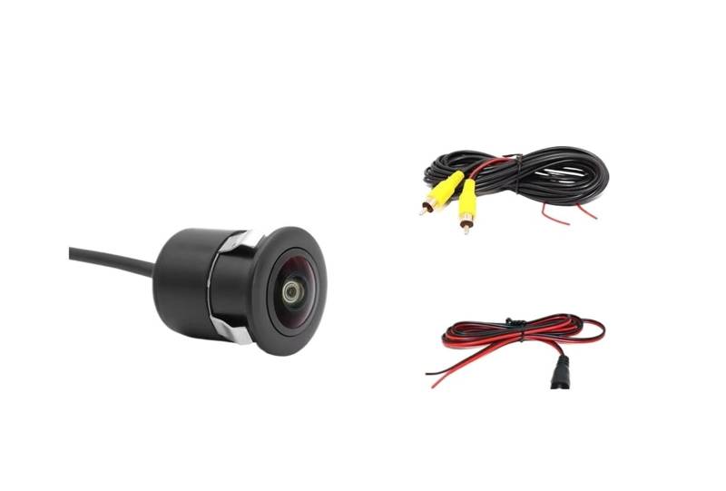 Rückfahrkamera Auto-Rückfahrkamera 18,5 Zoll Rückfahrkamera High Definition Vision Wasserdicht Perforiertes Rückbild Golden AHD 1080P Rückansicht Kamera(CVBS 720P) von Nqkcuac