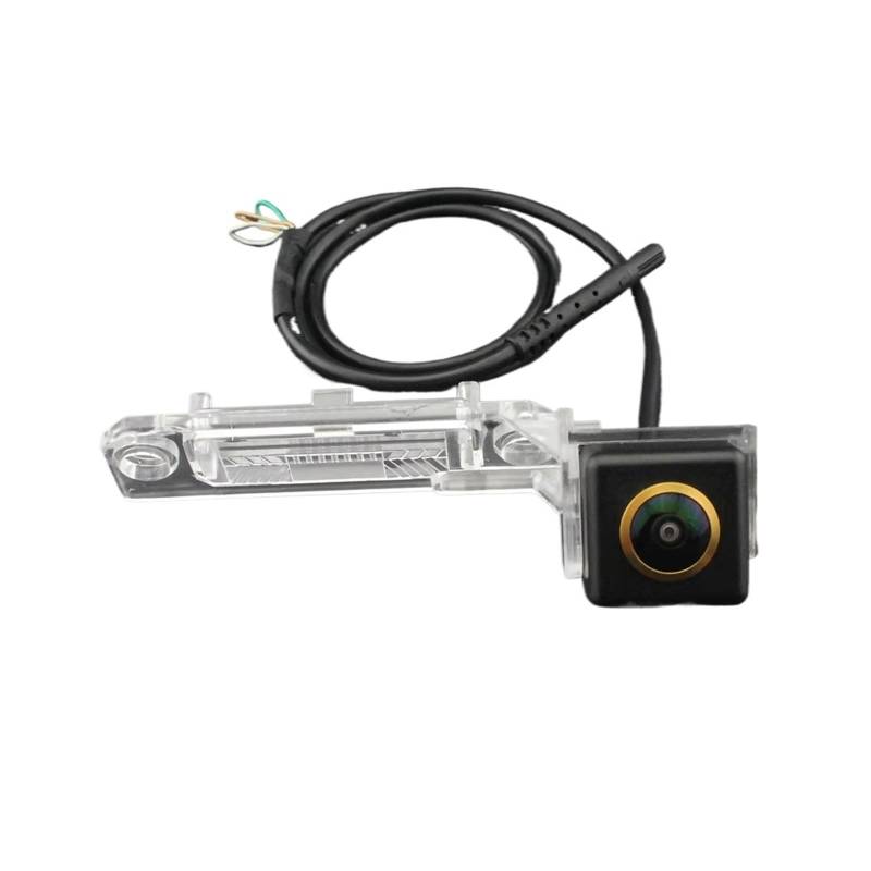 Rückfahrkamera Für Skoda Für Superb Sedan MK2 Für Passat CC AHD 1080P Monitor Reverse Nachtsicht 170 ° HD Goldene Linse Rückansicht Kamera Rückansicht Kamera von Nqkcuac