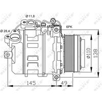 Klimakompressor EASY FIT NRF 32533 von Nrf