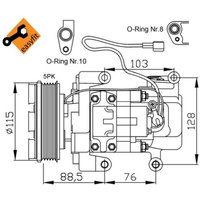 Klimakompressor NRF 32681G Klimakompressor NRF 32681G von Nrf