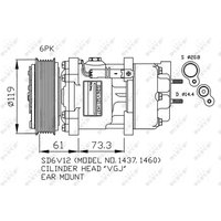 Klimakompressor GENUINE NRF 32217G von Nrf