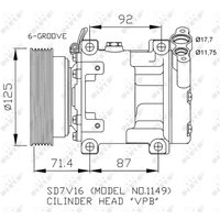 Klimakompressor NRF 32267 Klimakompressor NRF 32267 von Nrf