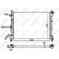 Kühler, Motorkühlung NRF 58943A Kühler, Motorkühlung NRF 58943A von Nrf