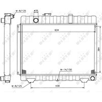 Kühler, Motorkühlung NRF 504236 von Nrf