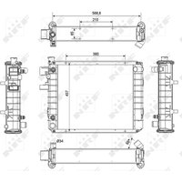 Kühler, Motorkühlung NRF 52299 Kühler, Motorkühlung NRF 52299 von Nrf