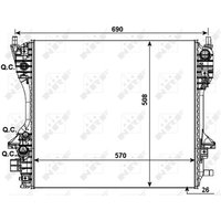 Kühler, Motorkühlung NRF 53012 Kühler, Motorkühlung NRF 53012 von Nrf