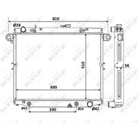 Kühler, Motorkühlung NRF 53919 von Nrf