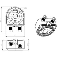 Ölkühler, Motoröl NRF 31836 von Nrf