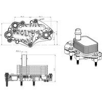 Ölkühler, Motoröl NRF 31842 von Nrf