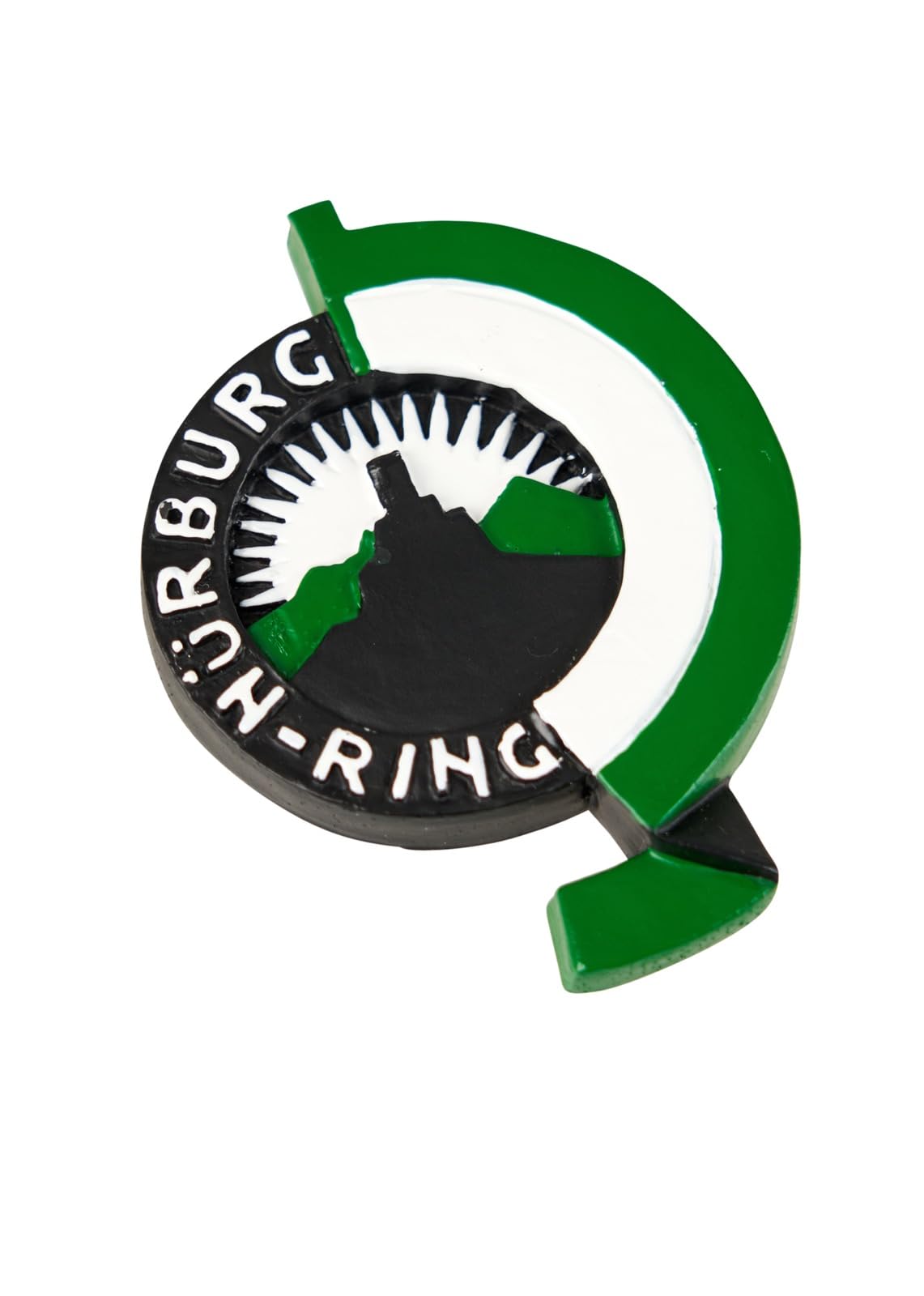 NÜRBURGRING - Magnet - Historisches Logo, Farbe:Grün, Größe:OneSize von Nürburgring