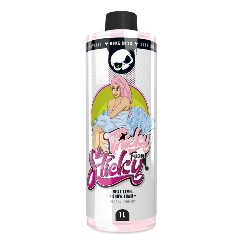 Nuke Guys Thicky Sticky - Snow Foam - pH-neutral, 1L Konzentrat - für Pump Sprüher, Schaumlanze auch mit Shampoo kombinierbar, für Folien und Matte Lacke geeignet, für dicken Schaum bei der Vorwäsche von Nuke Guys