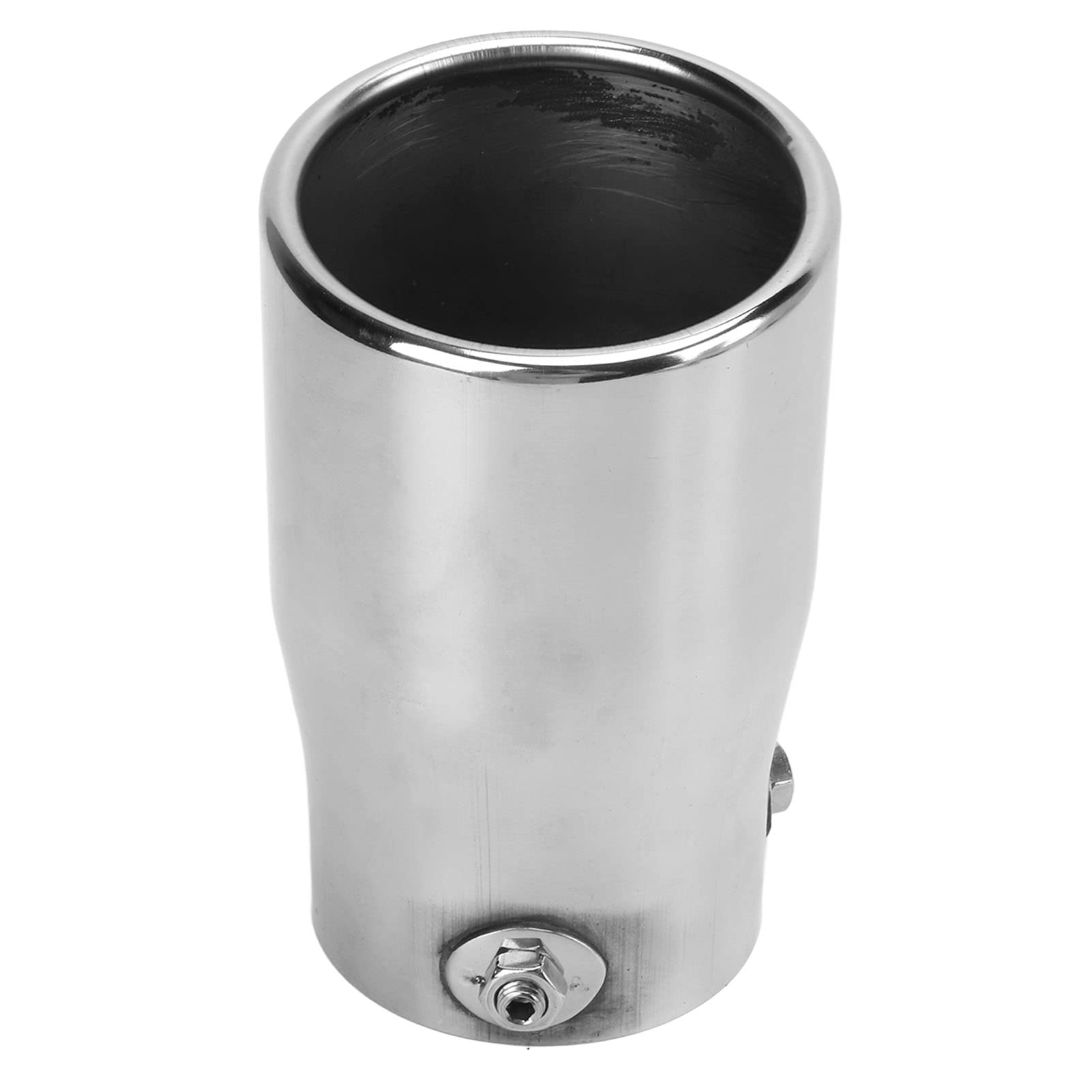 Edelstahl Auspuff Endrohr Hochglanz poliert rostfrei langlebig Schalldämmung Vibrationsreduzierung für Auto Universal 76mm Einlass 89mm ss 145mm Länge Edelstahl Auspuff Endrohr Hochglanz poliert rostfrei langlebig Schalldämmung Vibrationsreduzierung für Auto Universal 76mm Einlass 89mm ss 145mm Länge von NutriEss