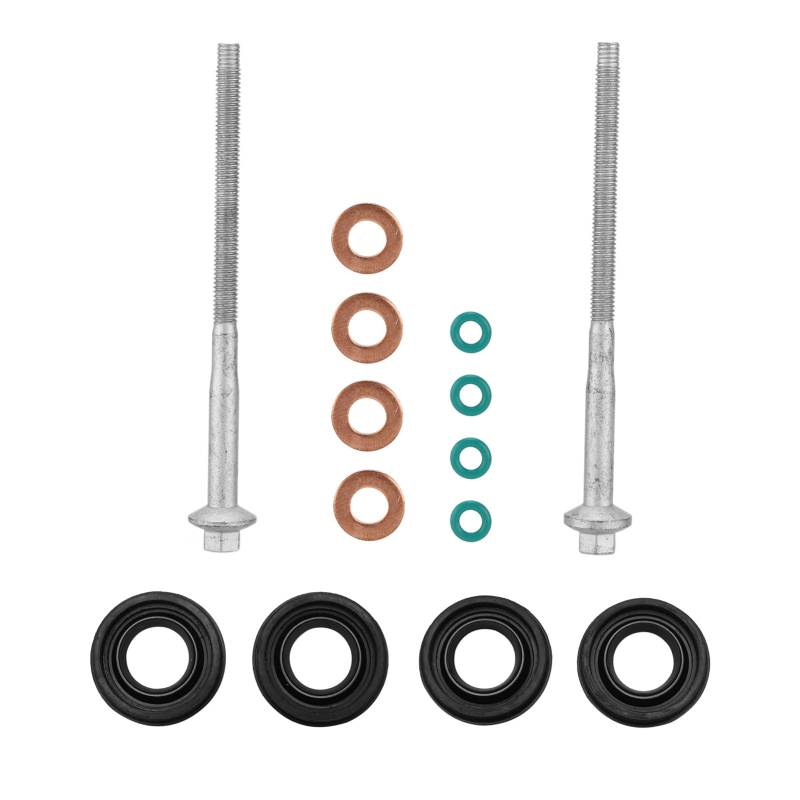 Nutriess Fuel Injector Dichtungen Waschmaschine Kit Transit 2006 2020 Essentielle Komponenten für die Motorwartung von NutriEss