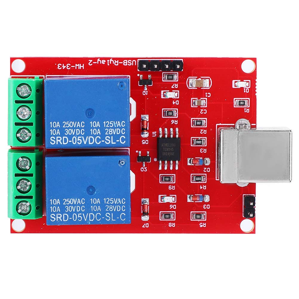 USB Relaismodul 2 Kanal 5V Relaismodul Schalter PC Computer Intelligente Steuerung für Heimautomation und Industrieanwendungen USB Relaismodul 2 Kanal 5V Relaismodul Schalter PC Computer Intelligente Steuerung für Heimautomation und Industrieanwendungen von NutriEss