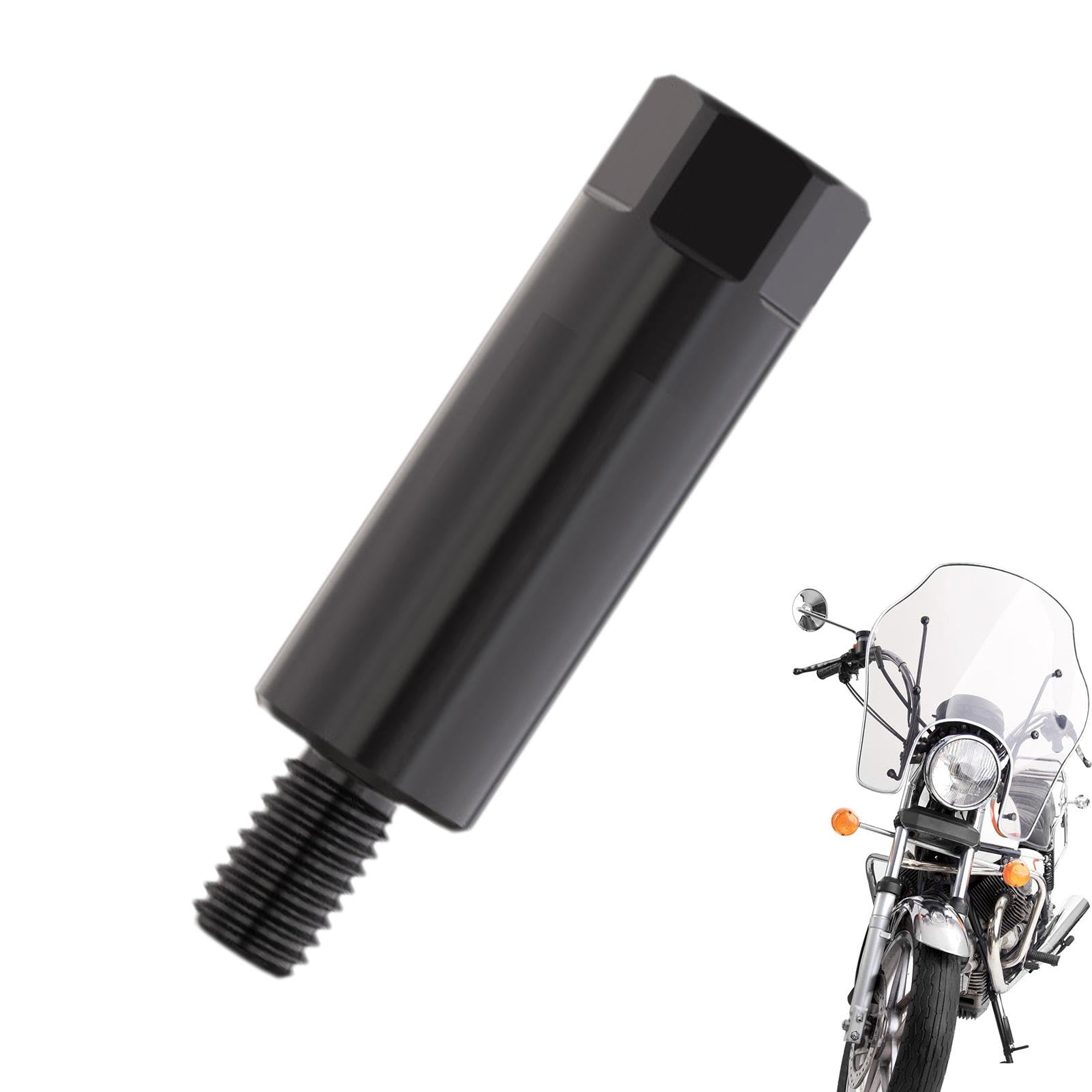 Befestigungsschraube für Motorradspiegel,Schrauben für Motorradlenkerspiegel - Spiegelhöhenverstellung - Motorrad-Spiegelhalterungsadapter, Rückspiegel, Gewindedurchmesser-Konverter Befestigungsschraube für Motorradspiegel,Schrauben für Motorradlenkerspiegel - Spiegelhöhenverstellung - Motorrad-Spiegelhalterungsadapter, Rückspiegel, Gewindedurchmesser-Konverter von Nuyhgtr
