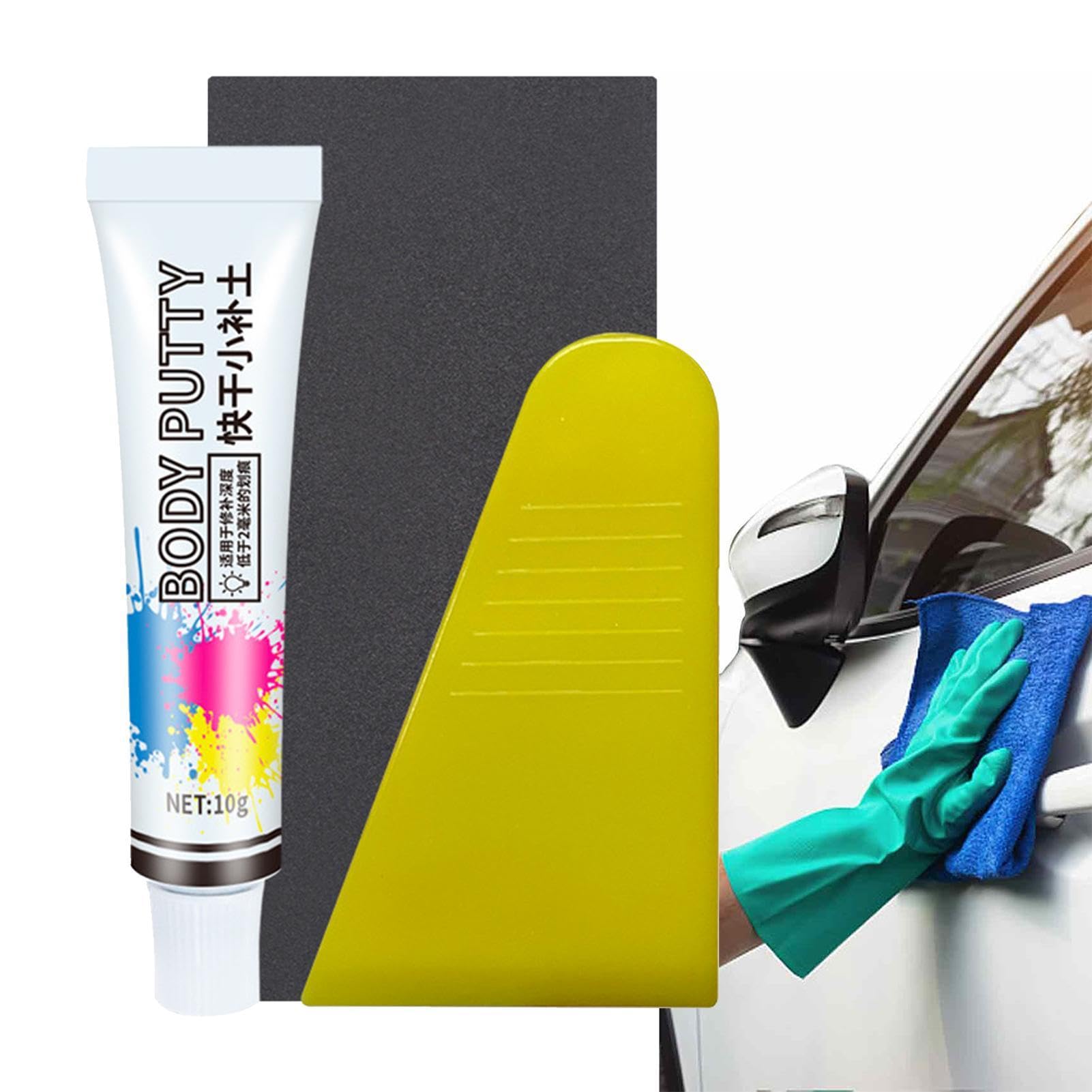 Nuyhgtr Automotive Filler Putty | Auto Dent Filler Putty | Quick Dry Automotive Paint Chip Repair Filler, Dent Removal Putty, Car Polishing Accessories for Dents, Deep Scratches Nuyhgtr Automotive Filler Putty | Auto Dent Filler Putty | Quick Dry Automotive Paint Chip Repair Filler, Dent Removal Putty, Car Polishing Accessories for Dents, Deep Scratches von Nuyhgtr