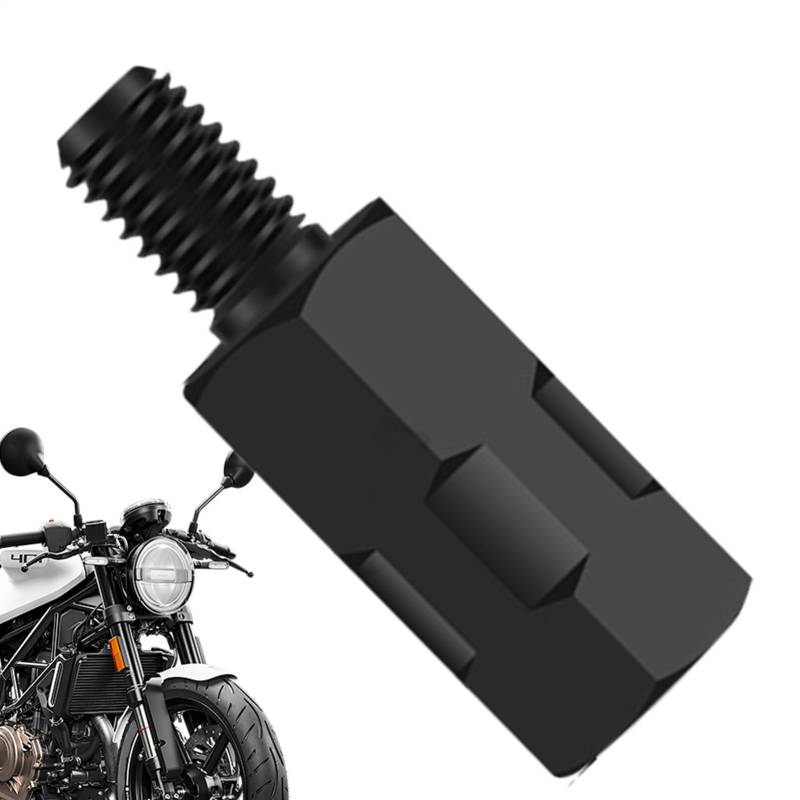 Motorcycle Mirror Mount Adapter, Rearview Riser Extender 4cm, Height Adjustment Conversion Kit, Stable Anti-Vibration Mount, Aluminum Threaded, for Adult Teen Bike Upgrade von Nuytghr