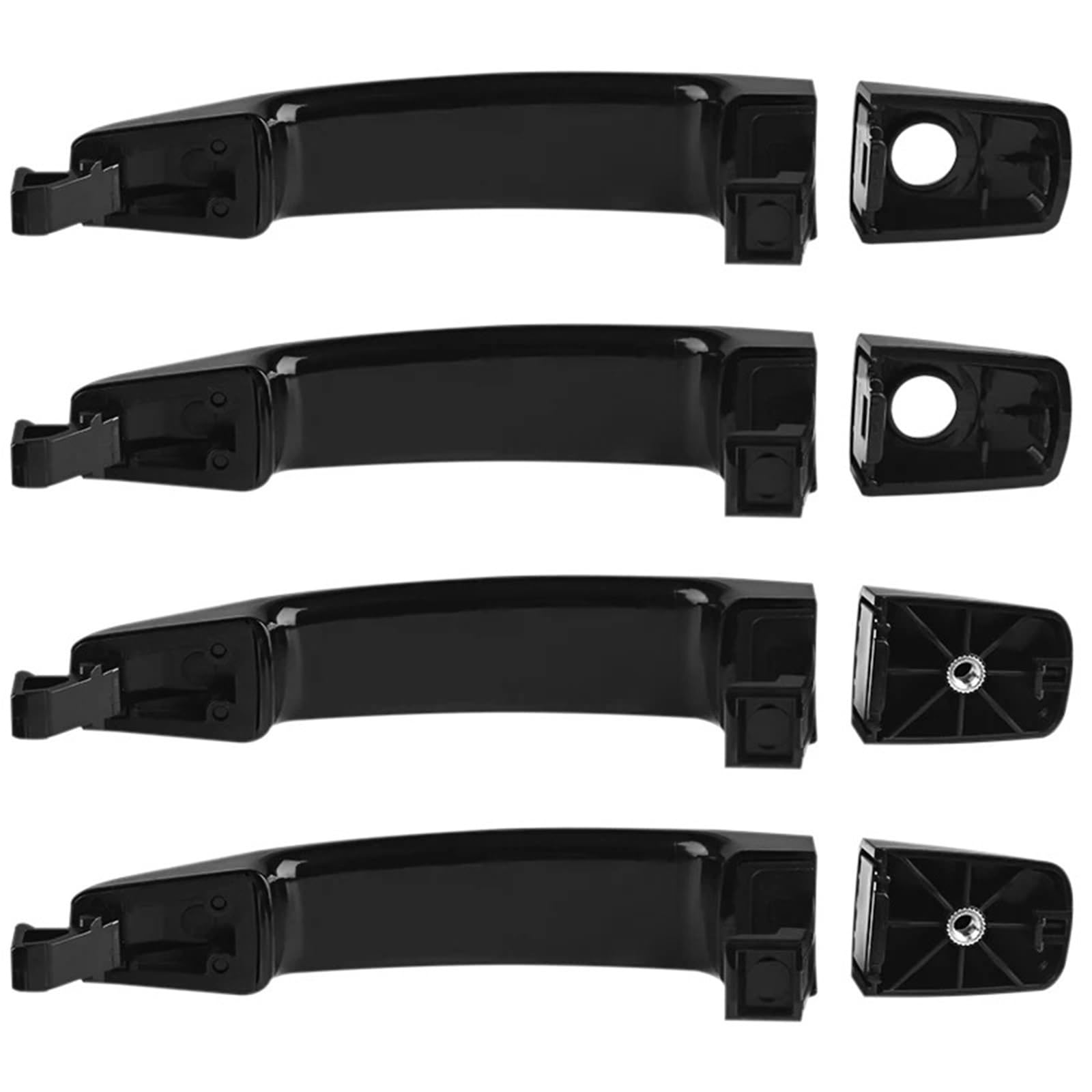 Auto-Außentürgriff 4 Stück Links Rechts Auto Außen Griff Außentür Griff Auto Zubehör Für Chevrolet Für Aveo Für Captiva 2007-2015 Für Saturn Vue(4pieces) von Nwirmtm
