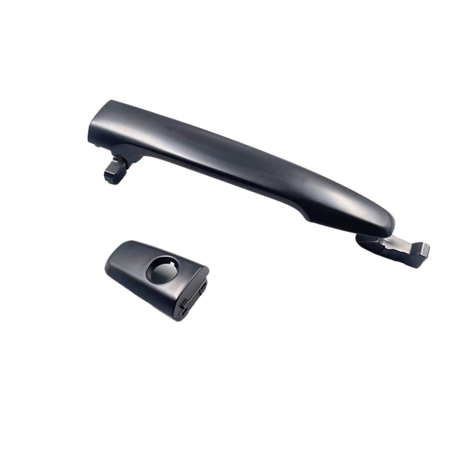 Auto-Außentürgriff Für Mitsubishi Für Lancer 2008 2009 2010 2011 2012 2013 2014 2015 2016 2017 Limousine Tür Schwarz Griff(Front Left) von Nwirmtm