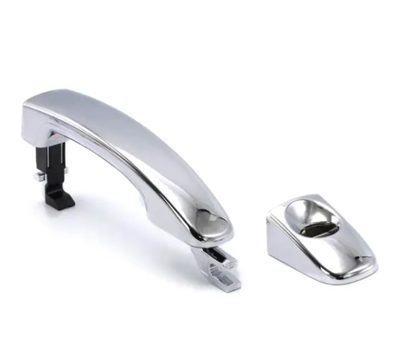 Auto-Außentürgriff Für Ranger Für Everest T6 T7 Für Mazda BT50 2012-2020 Äußere Außentür Griff Chrom SCHWARZ Mit Kappe(Chrome,Front Left with Hole) von Nwirmtm