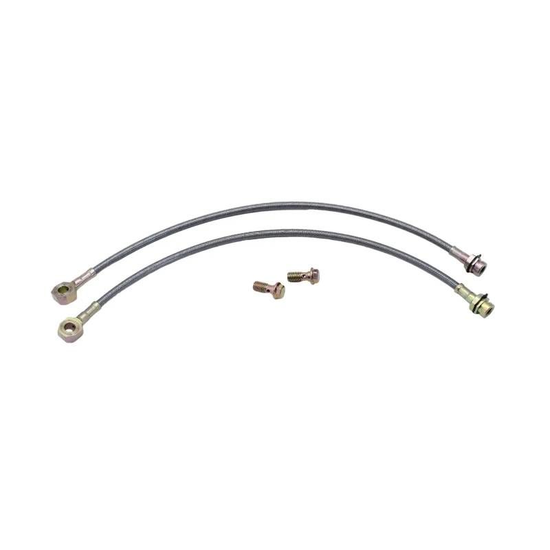 Bremsschlauch Für Chevelle Für 1964-1972 7/16 "Scheibenbremsschlauch-Kit Mit 7/16 Banjo Fitting Ersatzzubehör Teile Bremsschläuche von Nwirmtm