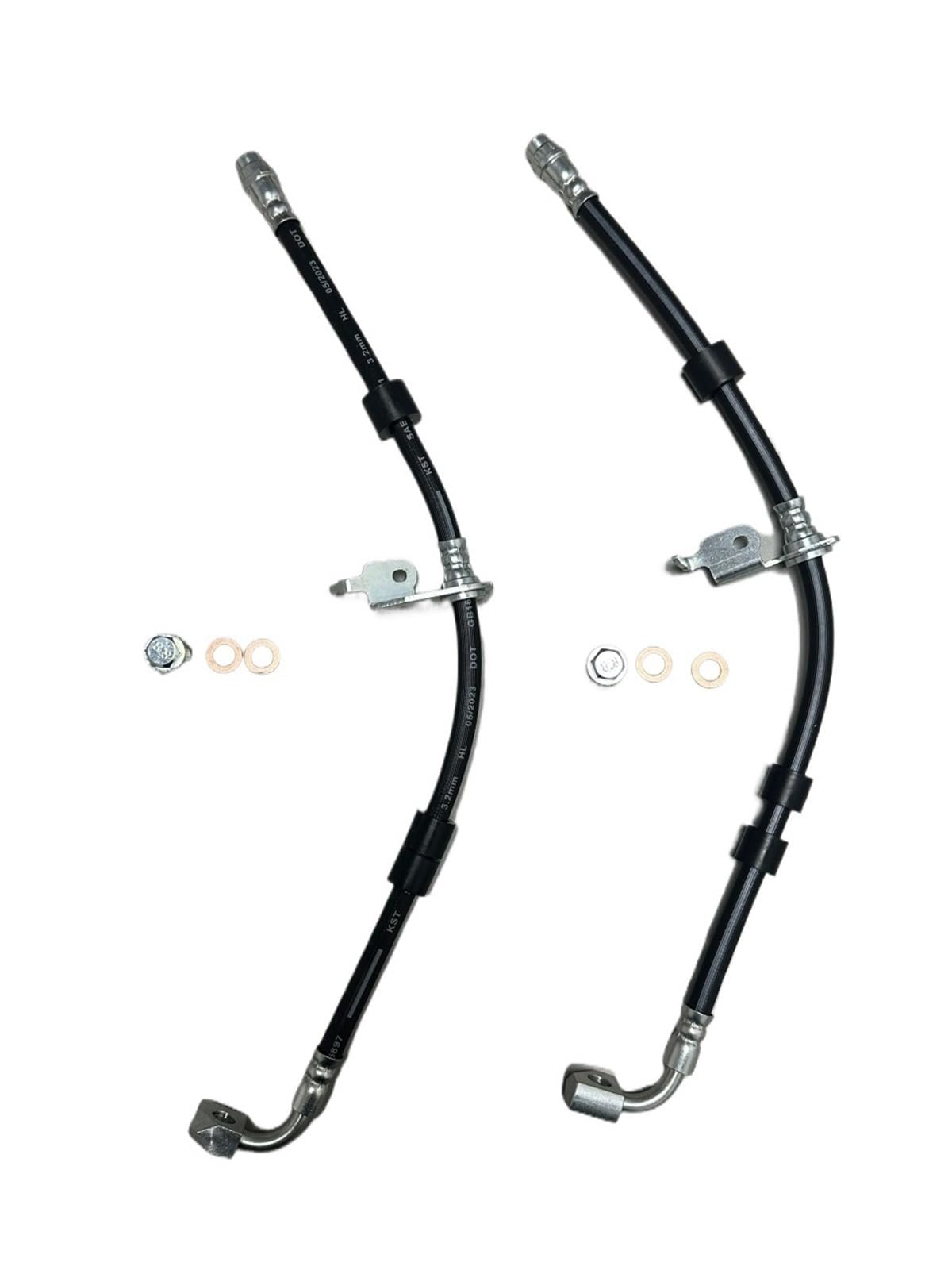 Bremsschlauch Für Volvo Für XC90 Für XC60 Vorne Brems Schlauch 31658930 32221403 32302519 31658931 32221404 32246007 32246008 Bremsschläuche(A Pair) von Nwirmtm