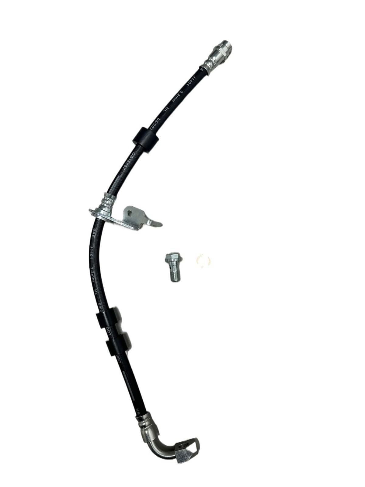 Bremsschlauch Für Volvo Für XC90 Für XC60 Vorne Brems Schlauch 31658930 32221403 32302519 31658931 32221404 32246007 32246008 Bremsschläuche(Right 32246008) von Nwirmtm