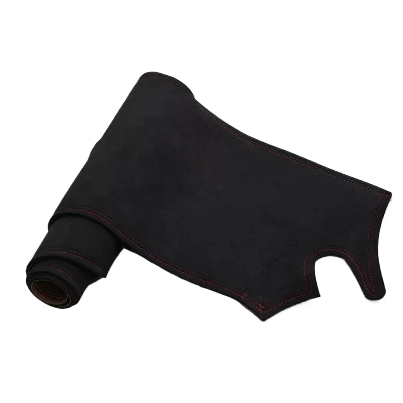Interior Covers Mat Für Elgrand Für E51 2000 2001 2002-2010 Wildleder Leder Dashmat Dashboard Abdeckung Pad Dash Matte Anti-Slip Teppich Auto Zubehör(Black Red Line RHD) von Nwirmtm