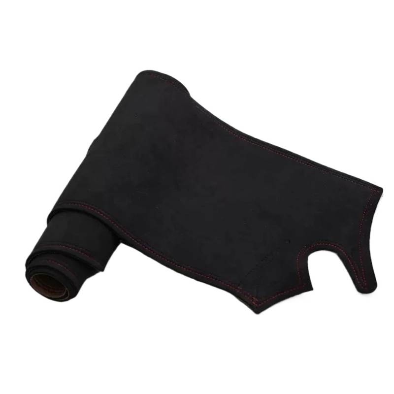 Interior Covers Mat Für Elgrand Für E51 2000 2001 2002-2010 Wildleder Leder Dashmat Dashboard Abdeckung Pad Dash Matte Anti-Slip Teppich Auto Zubehör(Black Red Line RHD) von Nwirmtm